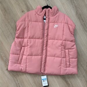 Nike oversized fit synthetic fill vest - pink - M NWT